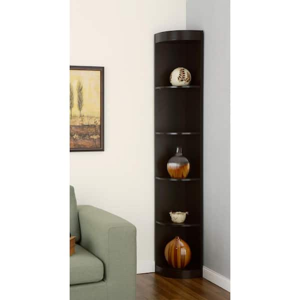 5 Shelf Bookcase Espresso Brown - Room Essentials™