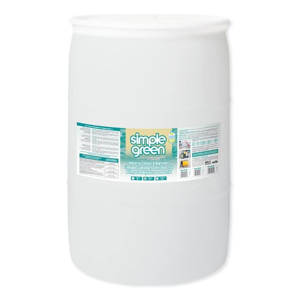 Simple Green 55 Gal. Industrial Cleaner and Degreaser, Concentrated, Drum
