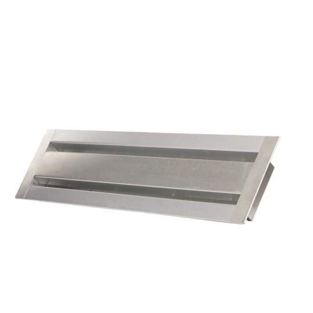 3.5 in. x 14 in. Galvanized Steel Brandguard Soffit Vent Fire/Ember Resista