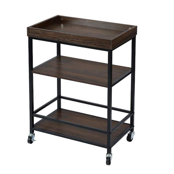 Tileon Antique brown 6-Tier Rolling Cart Gap Kitchen Slim Slide Out Storage  Tower Rack with Wheels, Kitchen, Bathroom Laundry WYHDRA226 - The Home Depot