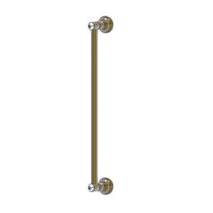 Carolina Crystal Collection 18 in. Refrigerator Pull in Antique Brass