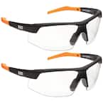 Standard Safety Glasses, Clear Lens, (2-Pack)