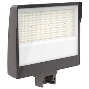 Selectable Color Temperature 1000-Watt Equivalent 45000 Lumen 130 Degree Bronze Dusk to Dawn Integrated LED Flood Light