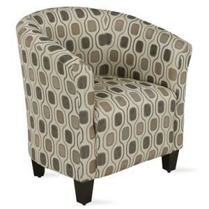 Markson Abstract Geometric Shape Pattern Upholstered Accent Chair