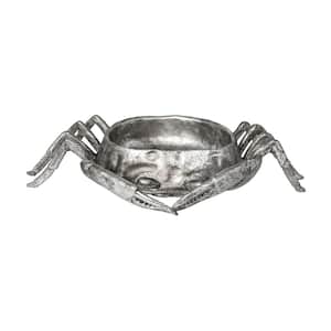 Silver Polystone Weathered Crab Ice Bucket