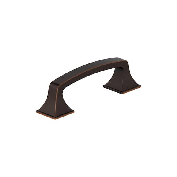 Ville 3 in. (76mm) Center-to-Center Oil Rubbed Bronze Arch Cabinet Pull