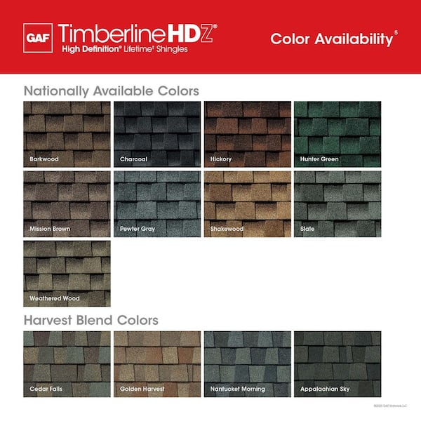 Have a question about GAF Timberline HDZ Oyster Gray Algae