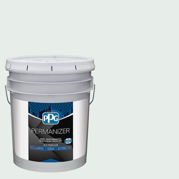PERMANIZER 5 gal. PPG1145-1 Rain Drop Flat Exterior Paint