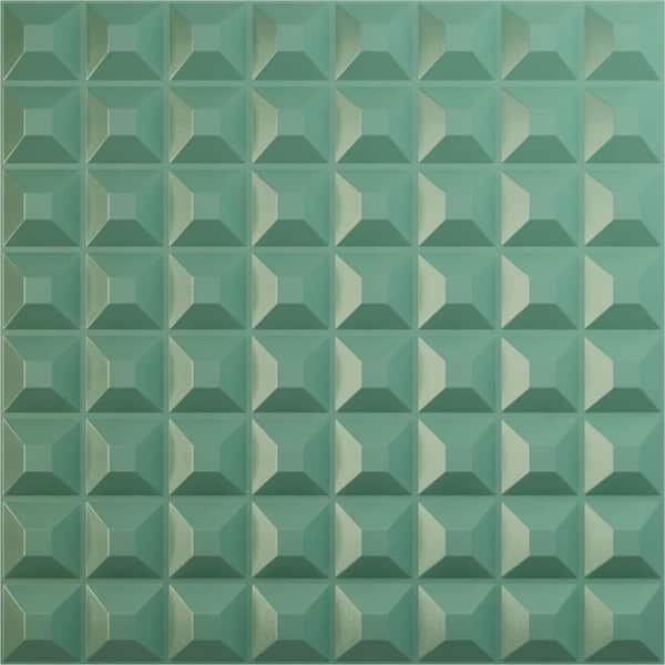 19 5/8 in. x 19 5/8 in. Bradford EnduraWall Decorative 3D Wall Panel, Sea Mist (Covers 2.67 Sq. Ft.)