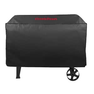 58 in. Premium Oxford Grill Cover, Waterproof, Heavy-Duty for All-Year Weather Protection, Black
