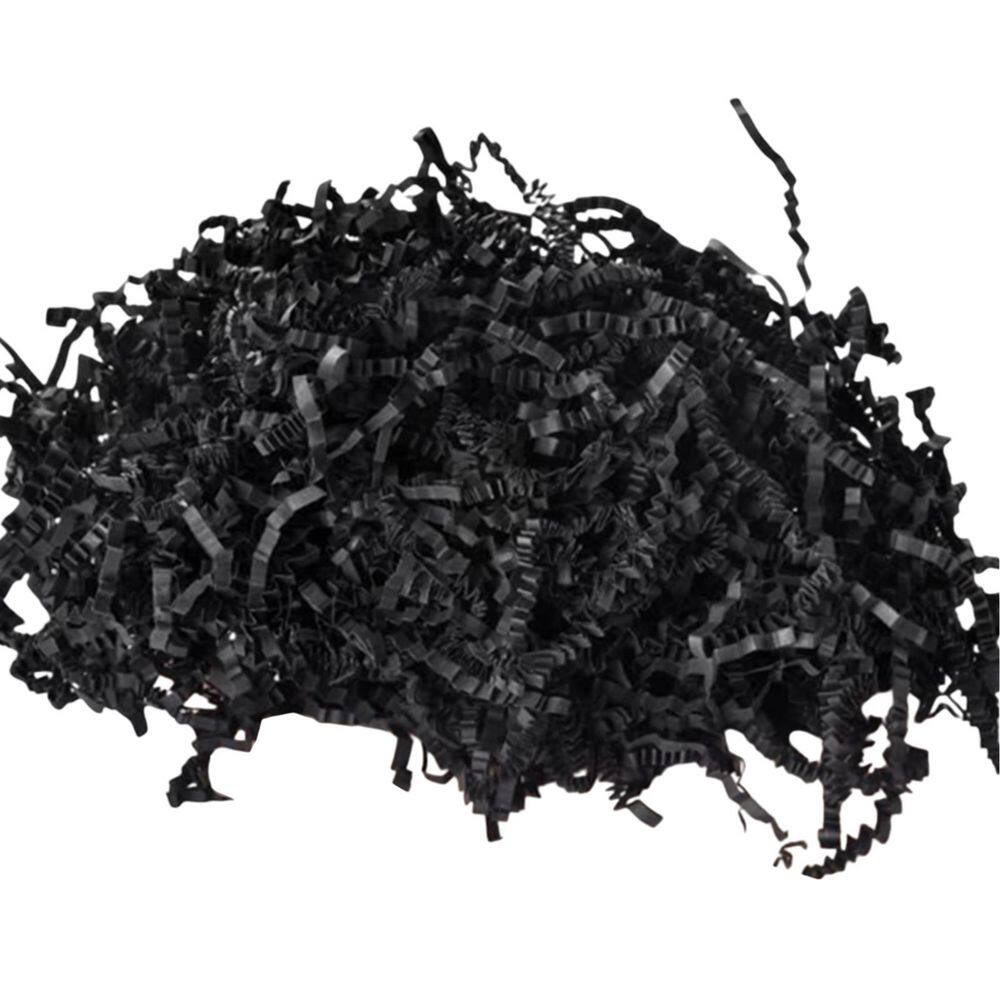 8 oz. Crinkle Cut Paper Shred Filler Black for Gift Baskets Birthdays Weddings Christmas Anniversaries Gift Wrapping price history on PriceWatchPro
