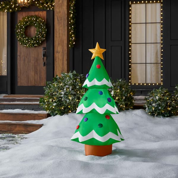 3.5 ft LED Christmas Tree Airblown Inflatable