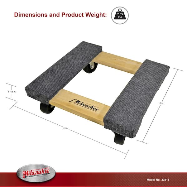Milwaukee - 800 lb. Capacity Furniture Dolly