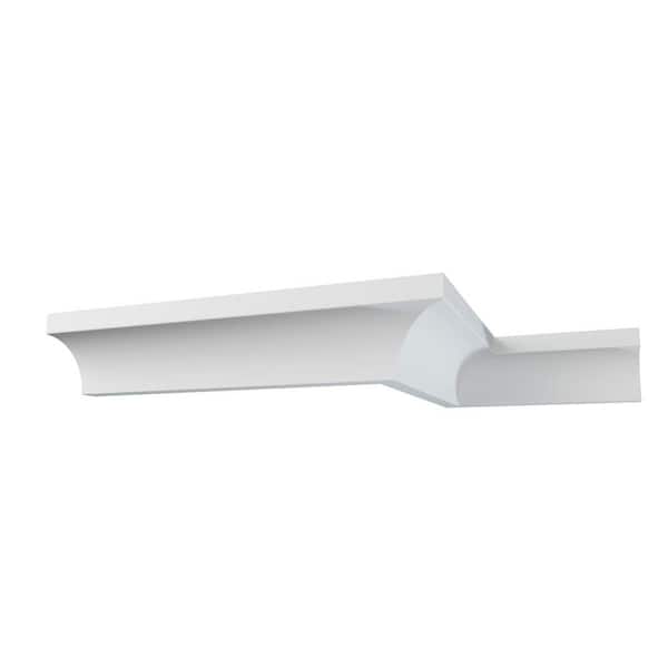 Ekena Millwork WM86 0.56 in. D x 1.63 in. W x 96 in. L Wood (Finger Joint Pine) Crown Molding