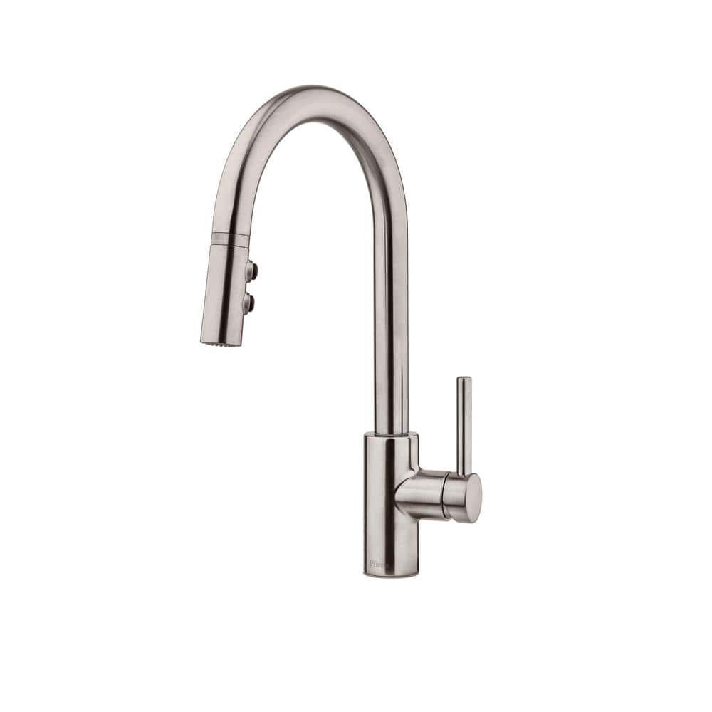 Stainless Steel Single Handle Pull-Down Kitchen Faucet