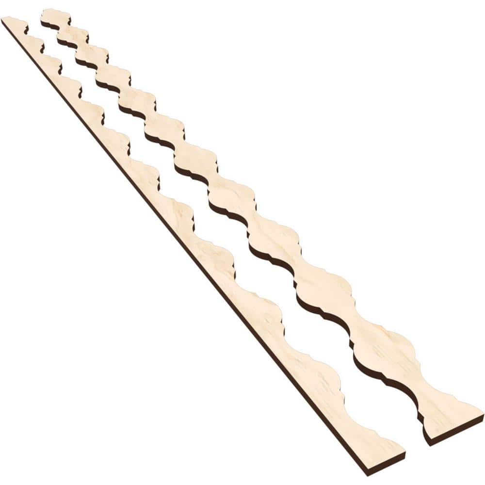 Casablanca 47 in. H x 0.375 in. W Slatwall Panels in Birch 31-Pack price history on PriceWatchPro