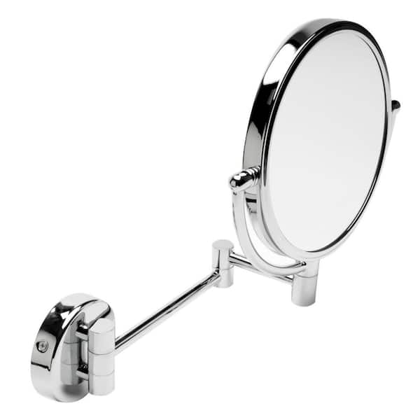 ALFI BRAND 9.875 in. x 9.875 in. Wall Makeup Mirror in Polished Chrome