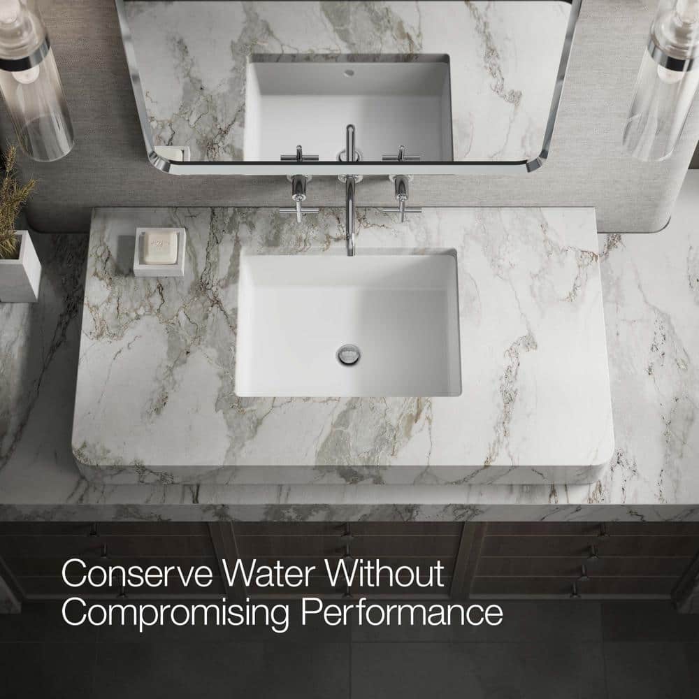 Polished Chrome Wall-Mounted Double Handle Faucet