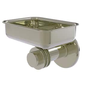 Mercury Collection Wall Mounted Soap Dish with Dotted Accents in Polished Nickel