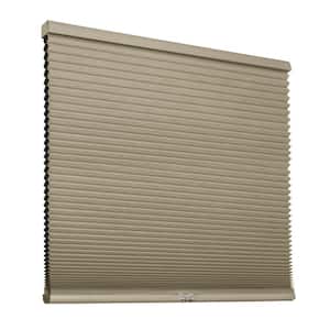 Cut-to-Size Evening Latte Cordless Blackout Polyester Cellular Shades 26.5 in. W x 64 in. L
