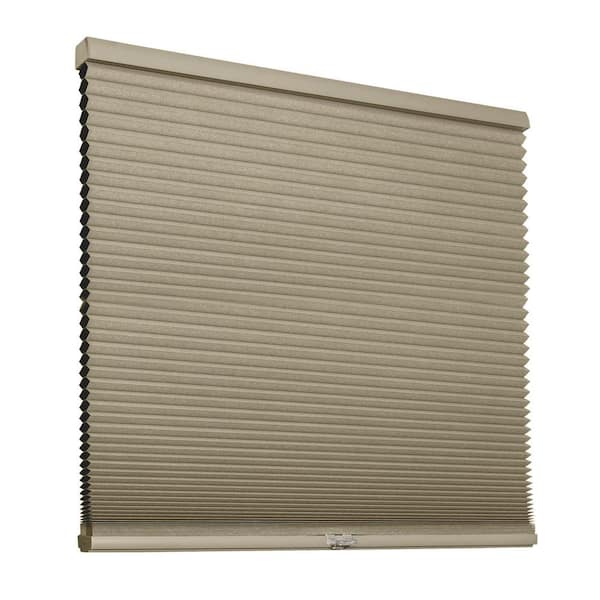 Chicology Cut-to-Size Evening Latte Cordless Blackout Polyester Cellular Shades 32.5 in. W x 64 in. L