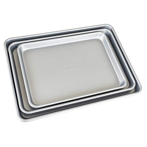 Baking Sheet 3Piece Aluminized Steel Nonstick Set, Large, Medium and Small