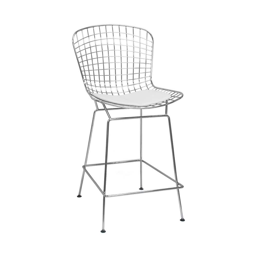 TRINITY 30 Swivel Stool, Assembled, Chrome