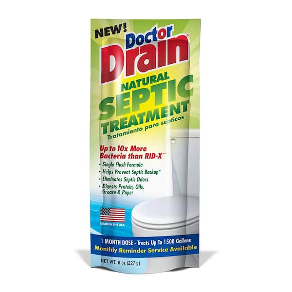  Natural Elements Septic Tank Treatment Pods, 1-Year Supply,  Pack of 12, Eco-Friendly Bacteria & Enzymes Formula