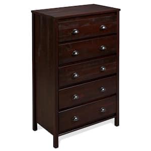 Carmel 6-Drawer Cappuccino Chest 50 in. H x 36 in. W x 20 in. D JR-05 - The  Home Depot