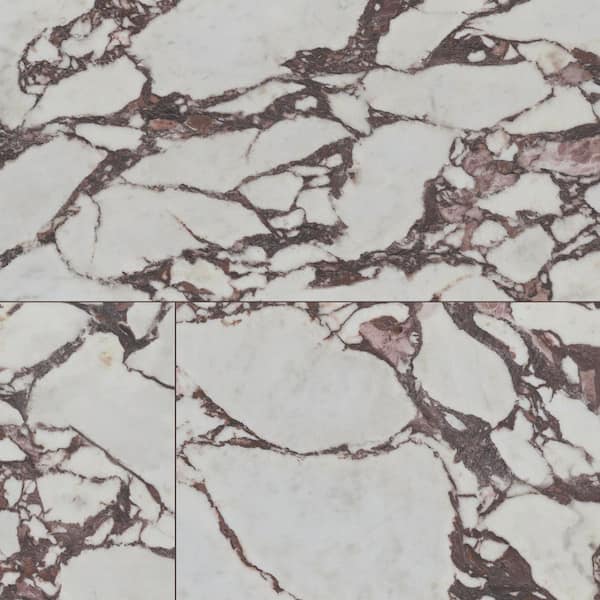 Calacatta Viola 24 in. x 48 in. Polished Porcelain Marble Look Floor and Wall Tile (16 sq. ft./Case)