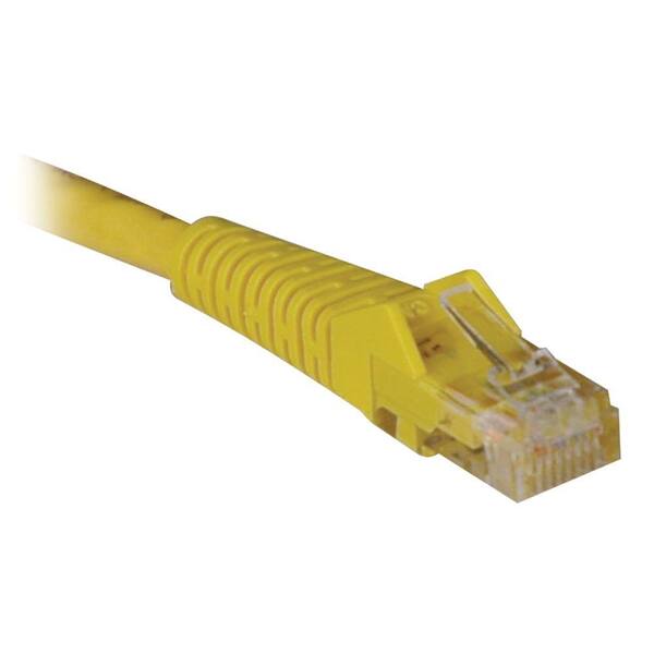 Tripp Lite 4-ft. Cat6 Gig Snagless Molded Patch Cable RJ45 M/M - Yellow