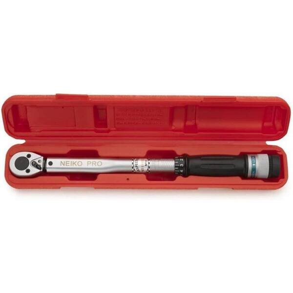NEIKO 14 in. Adjustable Click Torque Wrench, 3/8 in. Drive SAE, 15