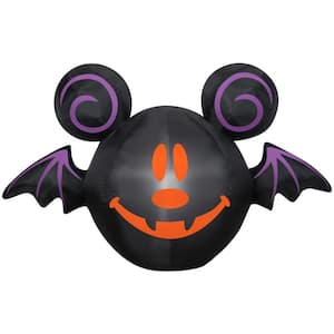 3 ft. Tall Airblown-Mickey Jack-O-Lantern Bat-SM-Disney