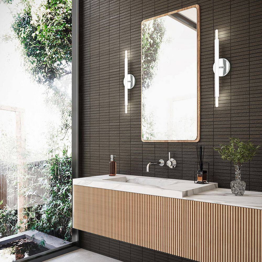 Monaco Collection Polished Chrome 2-Light ADA Compliant Sconce