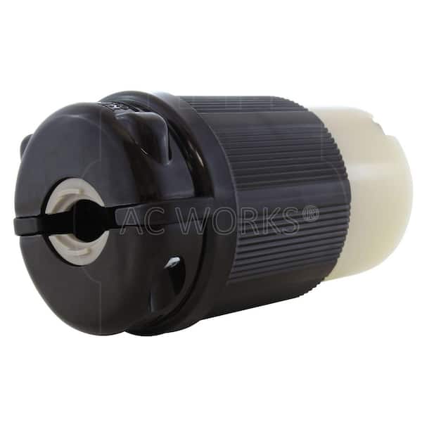 AC WORKS NEMA L17-30P 3-Phase 30A 600V 4-Prong Locking connector AC WORKS NEMA L17-30P 3-Phase 30A 600V 4-Prong Locking connector