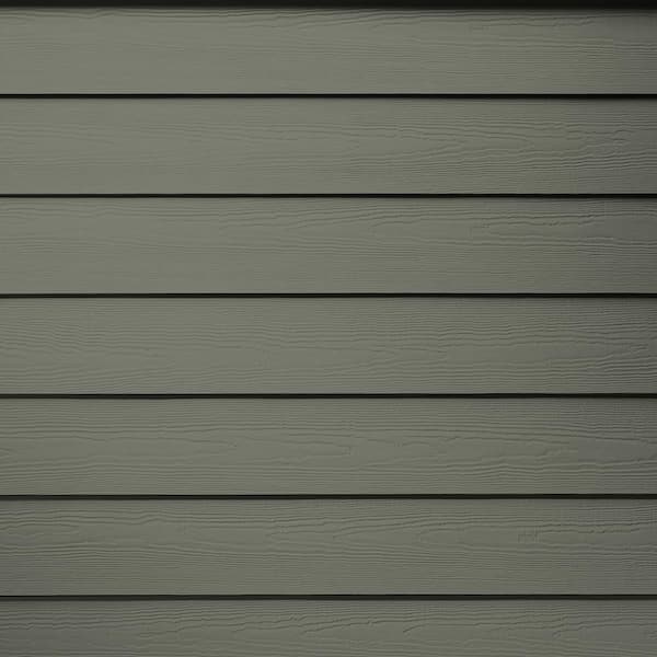 James Hardie Magnolia Home Hardie Plank HZ5 6.25 in. x 144 in. Fiber Cement Cedarmill Lap Siding Slate Steps