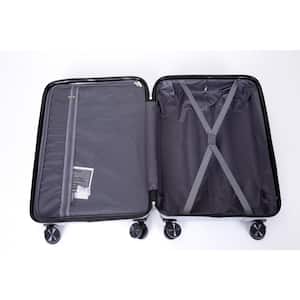 New Hardshell Luggage Set in Silver 3-Piece Lightweight Spinner Wheels Suitcase with TSA Lock (20 in./24 in./28 in.)