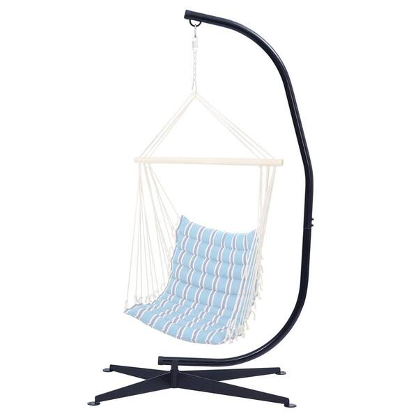 hanging rope chair stand