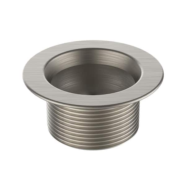 PF WaterWorks Brushed Nickel Trim Toe-Touch Bathtub Drain