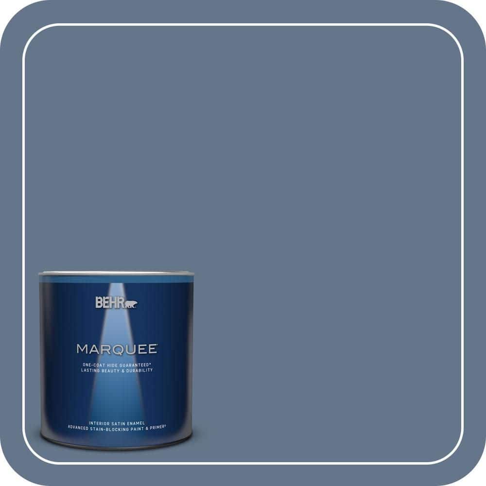 1 qt. #BXC-75 Saltbox Blue Satin Enamel Interior Paint & Primer price history on PriceWatchPro