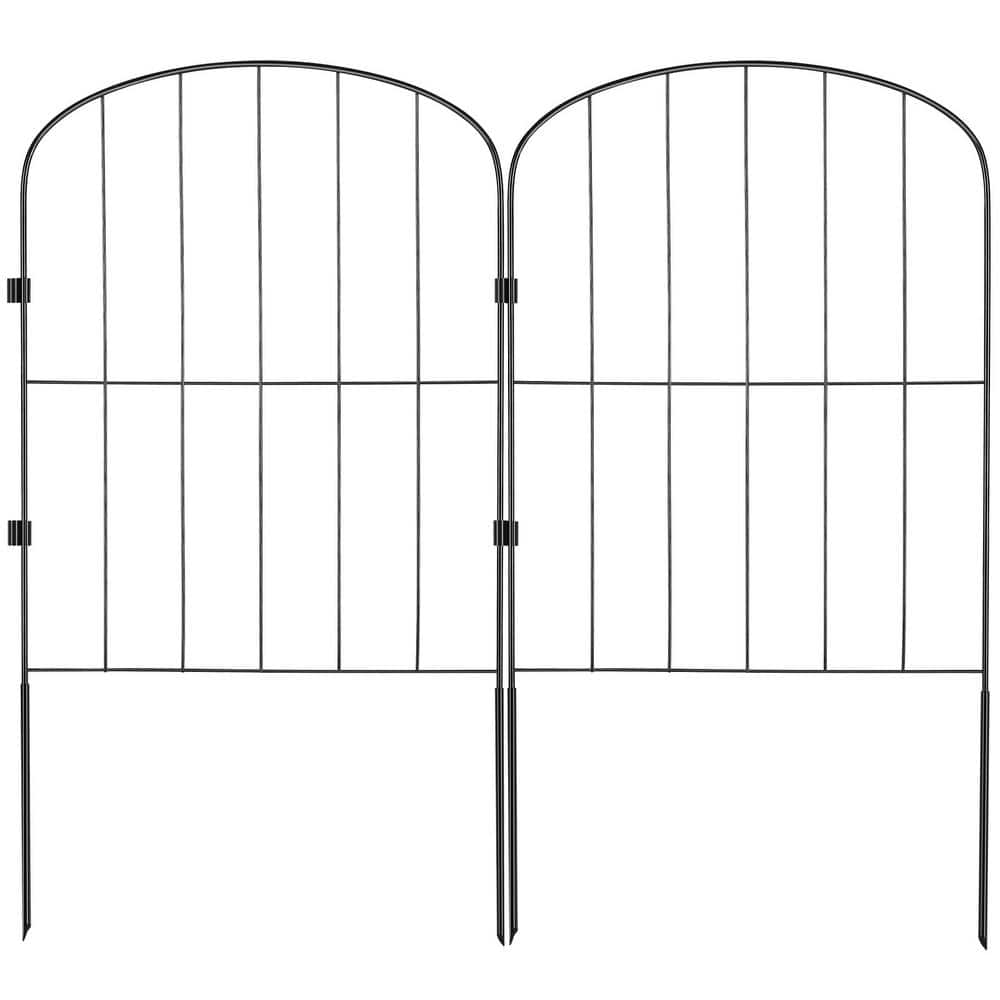 VEVOR 24 in. H x 13 in. L Garden Fence No Dig Fenc Animal Barrier Fence ...