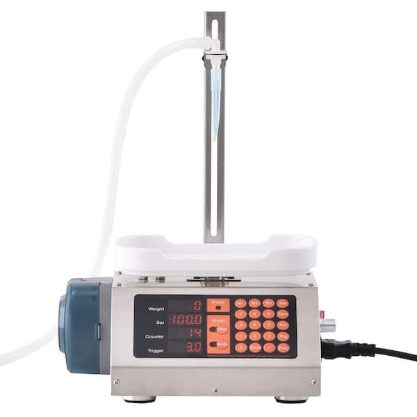 SVOPES Liquid Filling Machine 5-300g Capacity Automatic Bottle Filler Peristaltic Pump Digital Control for Milk, Water, Wine