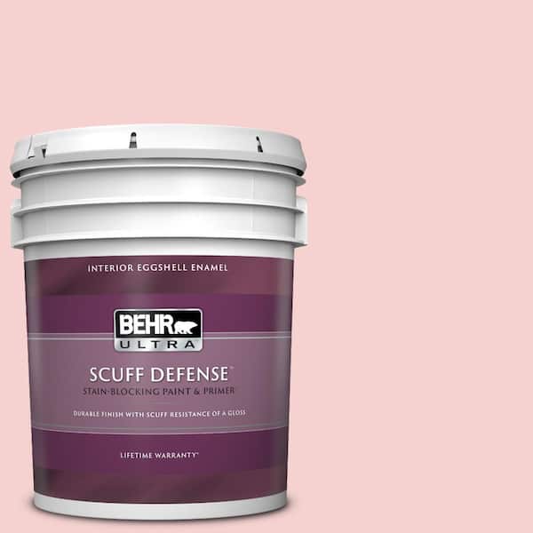 BEHR ULTRA 5 gal. #P170-1A Pinky Promise Extra Durable Eggshell Enamel Interior Paint & Primer
