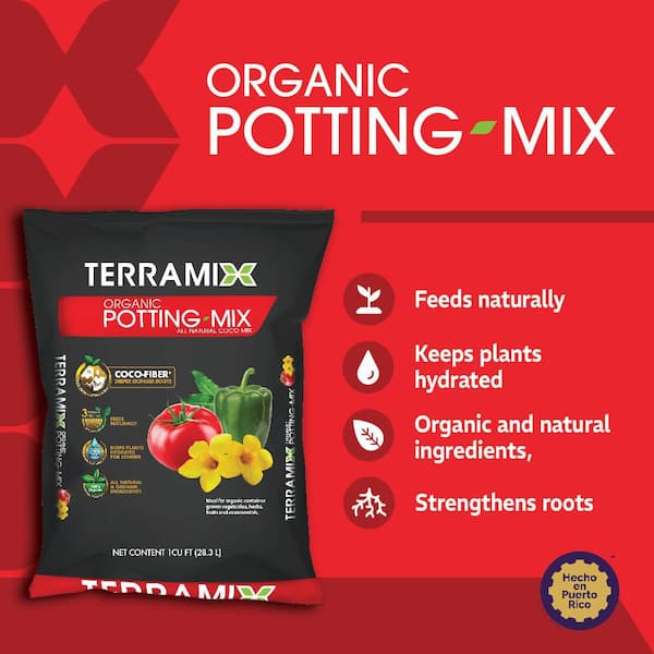 1 cu. ft. 18 lbs. Organic Potting Mix Soil TM001 - The Home Depot