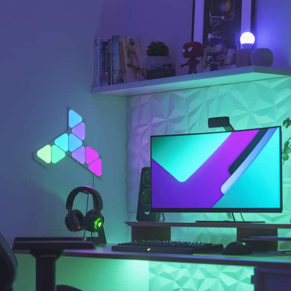 Nanoleaf Shapes - Modular Lighting Mini Triangles Smarter Kit RGBW