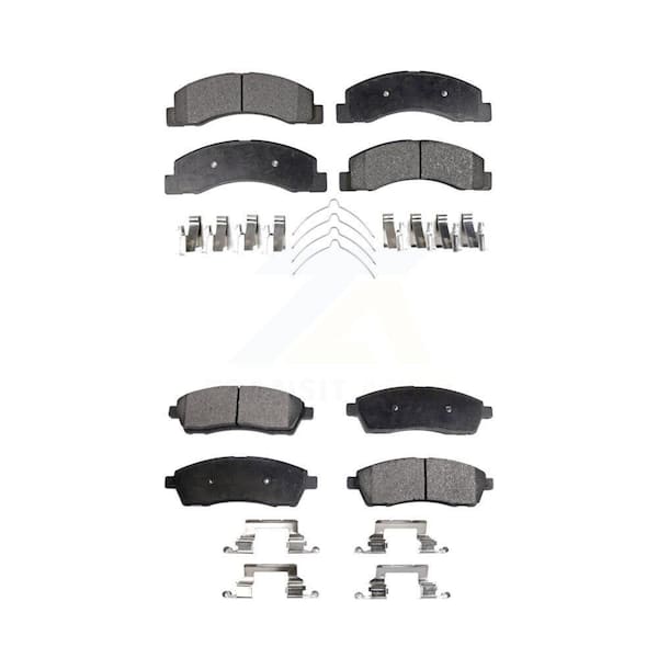 TEC Front Rear Ceramic Brake Pads Kit For Ford F-250 Super Duty F-350 Excursion KTC-100412
