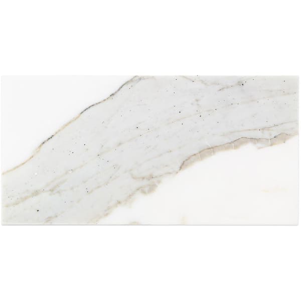 Ivy Hill Tile Calacatta 4 in. x 8 in. x 9mm Polished Marble Subway Tile (25 pieces / 5.55 sq. ft. / box) Ivy Hill Tile Calacatta 4 in. x 8 in. x 9mm Polished Marble Subway Tile (25 pieces / 5.55 sq. ft. / box)