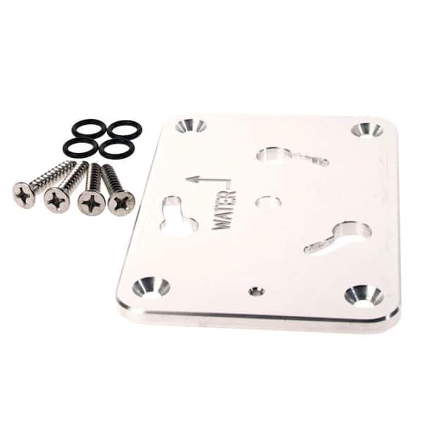 Panther Quick Release Bow Mount Brackets - 6 in. Rise, Clear Anodized