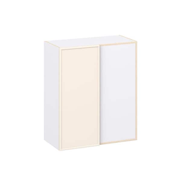 Fairview Washed Linen Slim Shaker Assembled Wall Blindcorner Right Kitchen Cabinet (30 in. W x 35 in. H x 14 in. D)