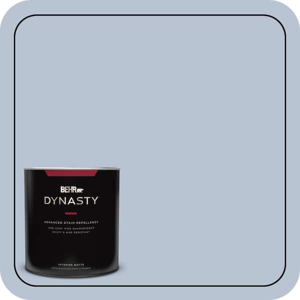 BEHR DYNASTY 1 qt. #590E-3 Hyacinth Tint Matte Interior Stain-Blocking Paint & Primer